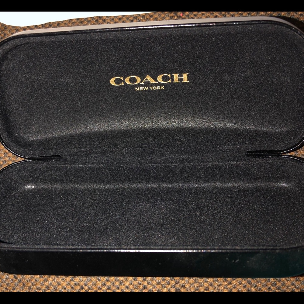 Coach eyeglass/sunglass holder